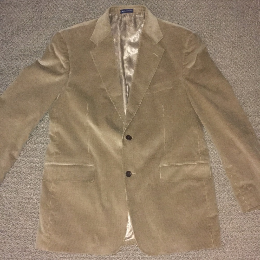 Stanford tan cotton sports coat